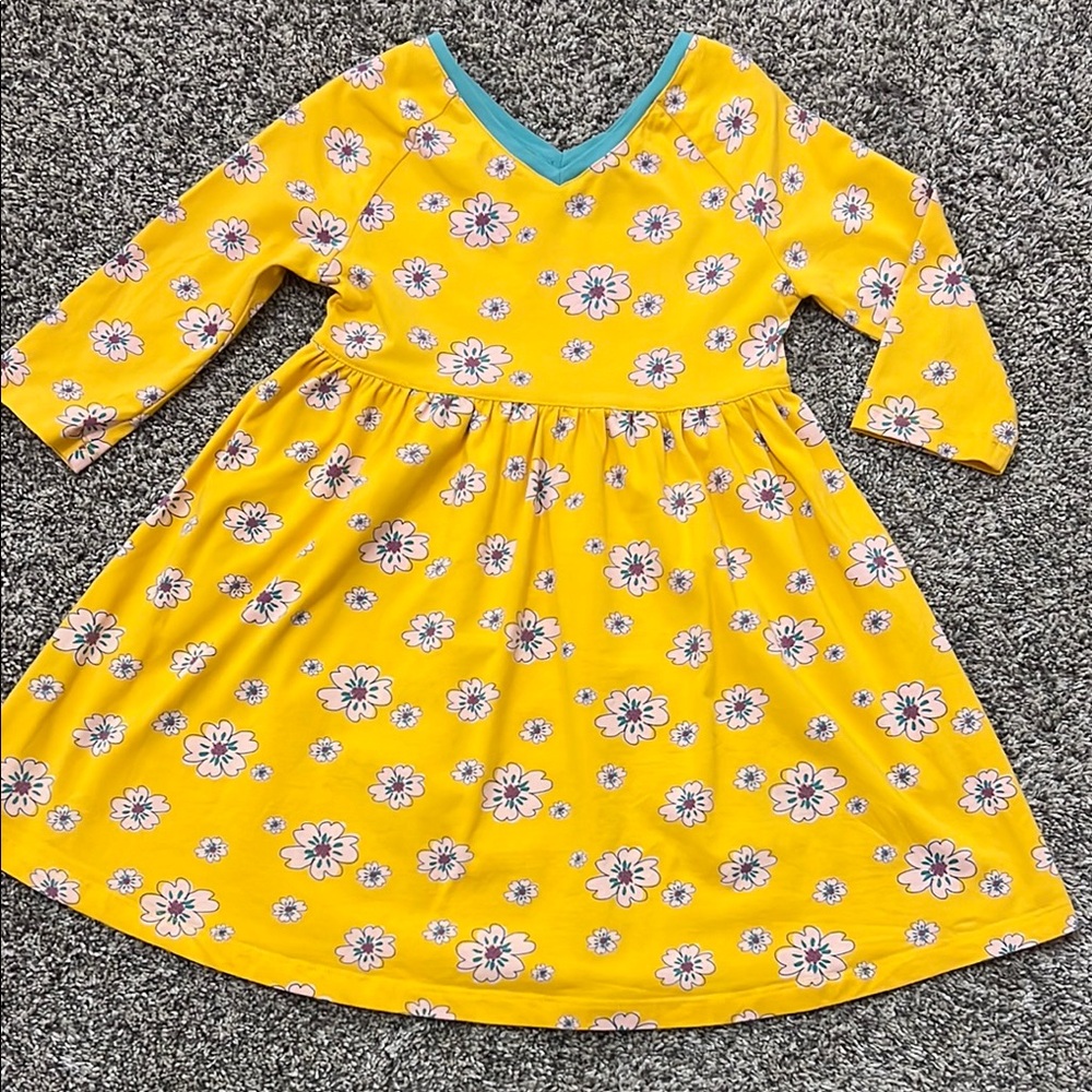Matilda Jane Floral Yellow Kids Dress